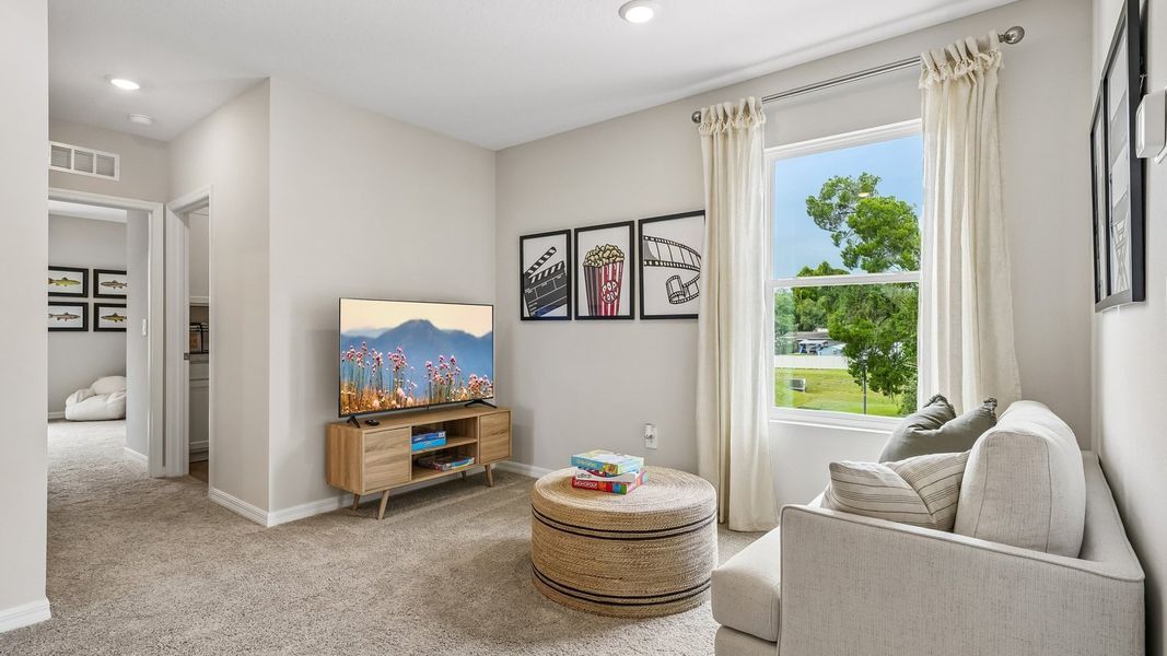 Furnished interior view inside a new home in Northwater at Two Rivers, Zephyrhills (Image 32).