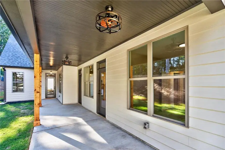 Exterior details and patio area of a home in , Dawsonville (Image 27).