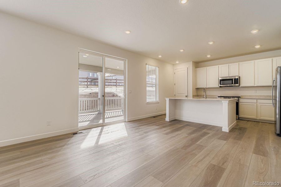 Spacious, unfurnished interior of a new home in Newlin Crossing: The Monarch Collection, Parker (Image 14). Spacious, unfurnished interior of a new home in Newlin Crossing: The Monarch Collection, Parker (Image 14).