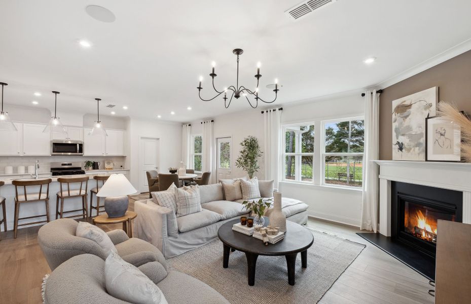 Furnished interior view inside a new home in Hamilton Place, Cartersville (Image 12).