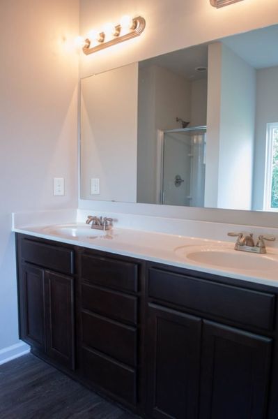 Representative furnished interior of a home built from the Poplar by Piedmont Residential in Falls Creek, Flowery Branch (Image 12).