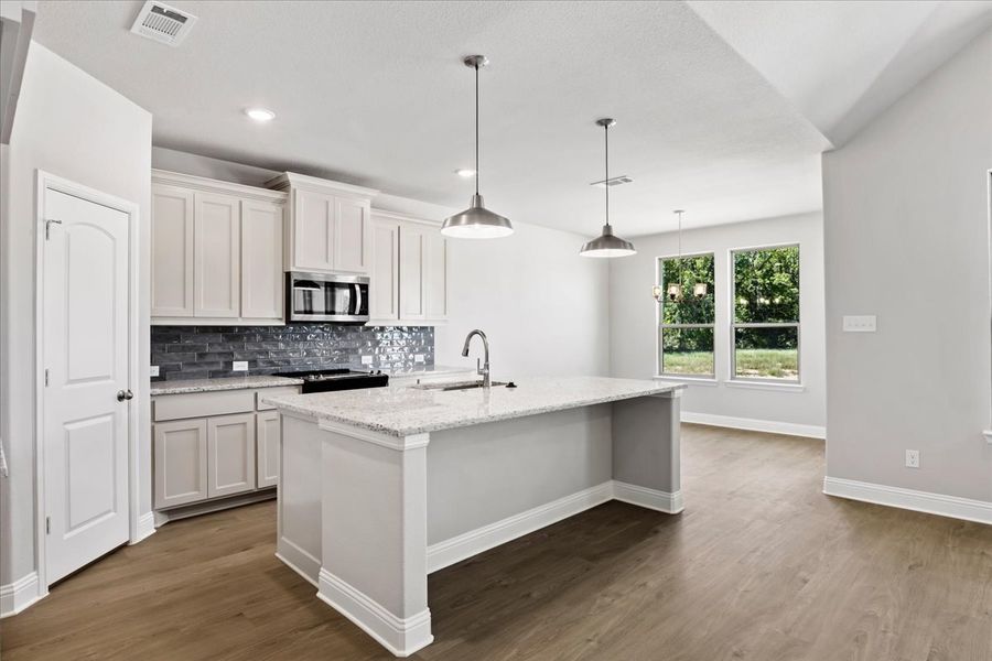 Furnished interior view inside a new home in The Ranches at Valley View, Springtown (Image 15).