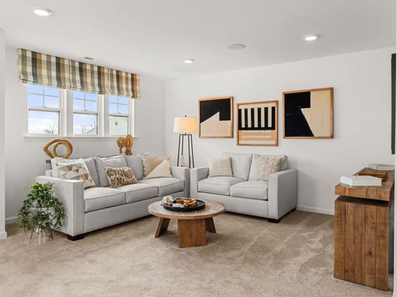 Representative furnished interior of a home built from the Karver TH by True Homes in Covington Ridge Townhomes, Thomasville (Image 9). Representative furnished interior of a home built from the Karver TH by True Homes in Covington Ridge Townhomes, Thomasville (Image 9).