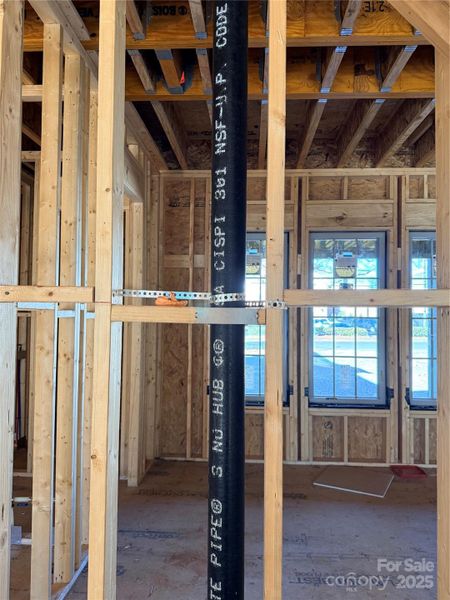 Roma feature, cast iron drain line to minimize water noise between floors 12-15-25 Roma feature, cast iron drain line to minimize water noise between floors 12-15-25
