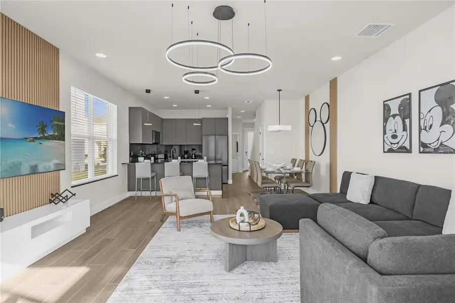 Furnished interior view inside a new home in , Clermont (Image 37).