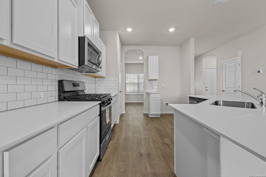 Furnished interior view inside a new home in Redbird Ranch, San Antonio (Image 11).