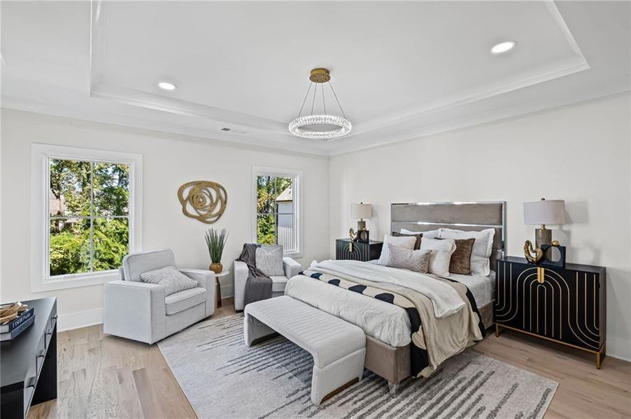 Furnished interior view inside a new home in , Alpharetta (Image 5).