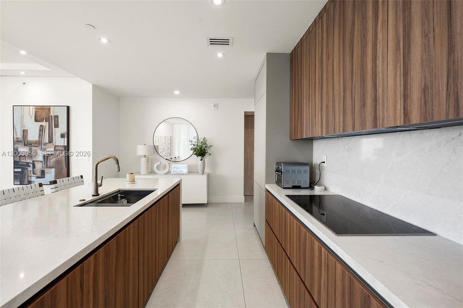 Furnished interior view inside a new home in , Miami (Image 5).