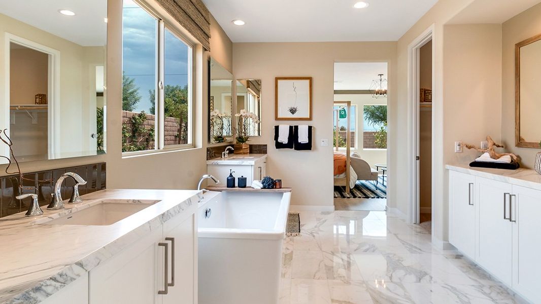 Representative furnished interior of a home built from the Residence 3003 by D.R. Horton in Havenwood, North Charleston (Image 30).