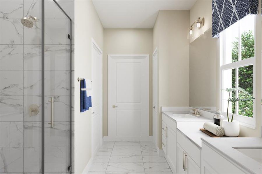 Furnished interior view inside a new home in Seminole Palms Single-Family Homes, Palm Coast (Image 6).