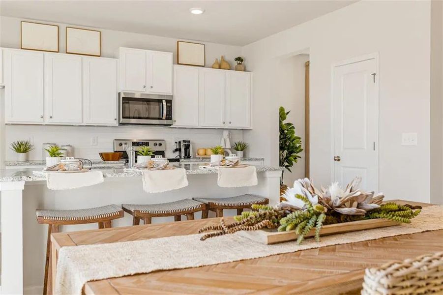 Furnished interior view inside a new home in Hawthorne Reserve, Dallas (Image 10).