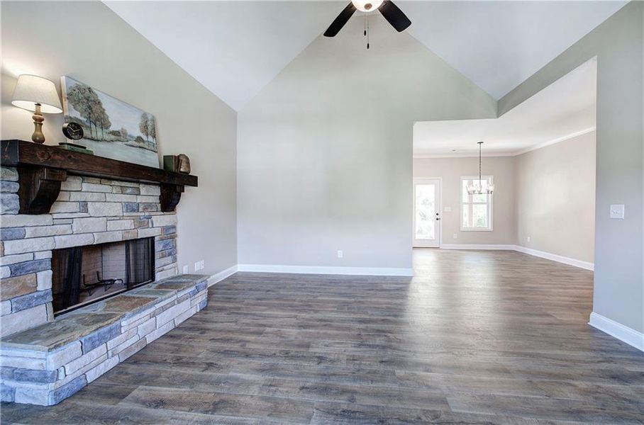 Furnished interior view inside a new home in , Rockmart (Image 18).