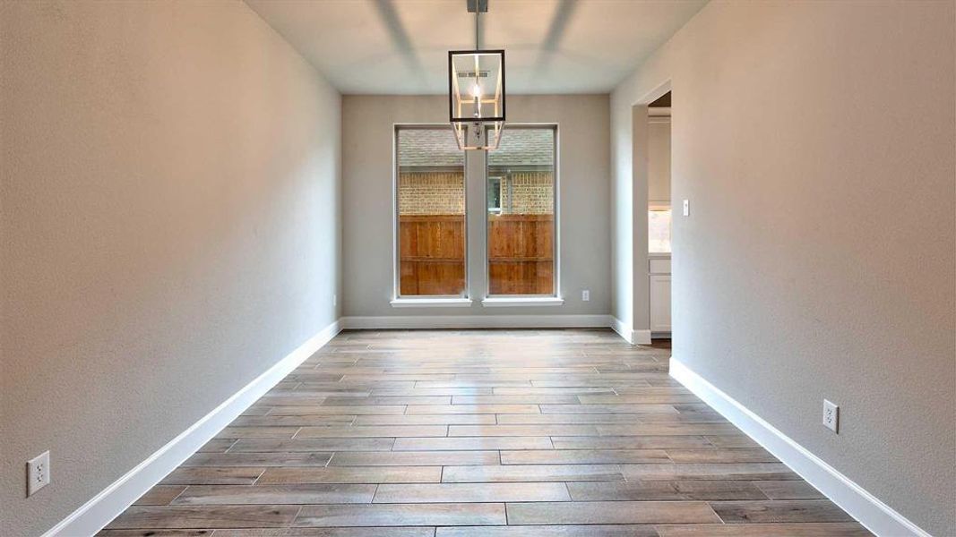 Dining area featuring light hardwood / wood-style flooring