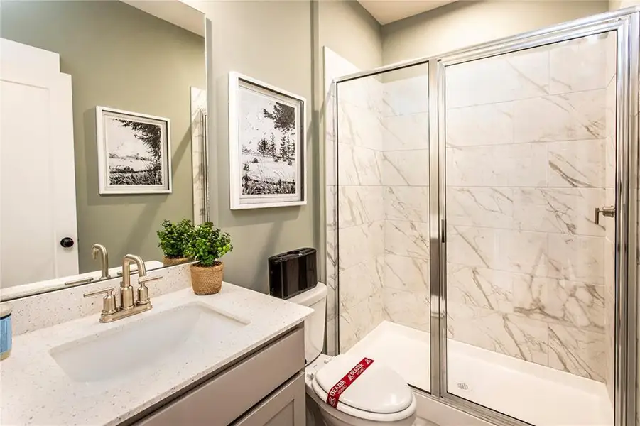 Furnished interior view inside a new home in Wisteria at GreenHouse, Marietta (Image 11).