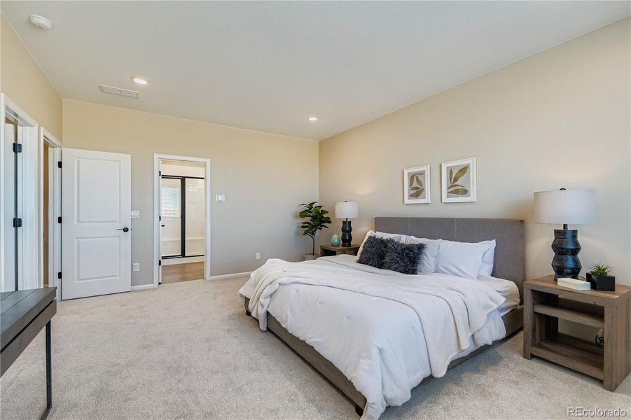 Furnished interior view inside a new home in Artisan at Brighton Crossings, Brighton (Image 9).