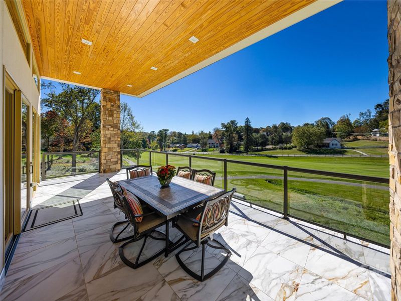 Exterior details and patio area of a home in , Asheville (Image 21). Exterior details and patio area of a home in , Asheville (Image 21).
