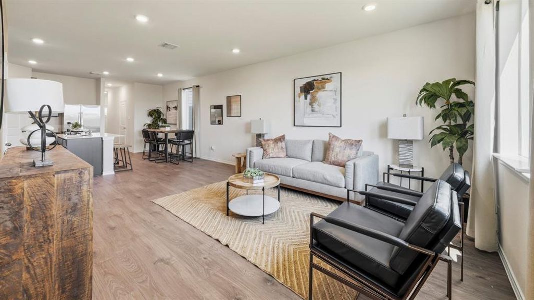 Furnished interior view inside a new home in Arbor Trails South, Princeton (Image 7).