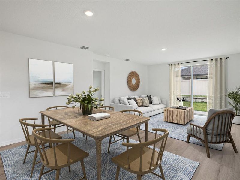 Furnished interior view inside a new home in Salt Meadows - Premier Series, Parrish (Image 8).