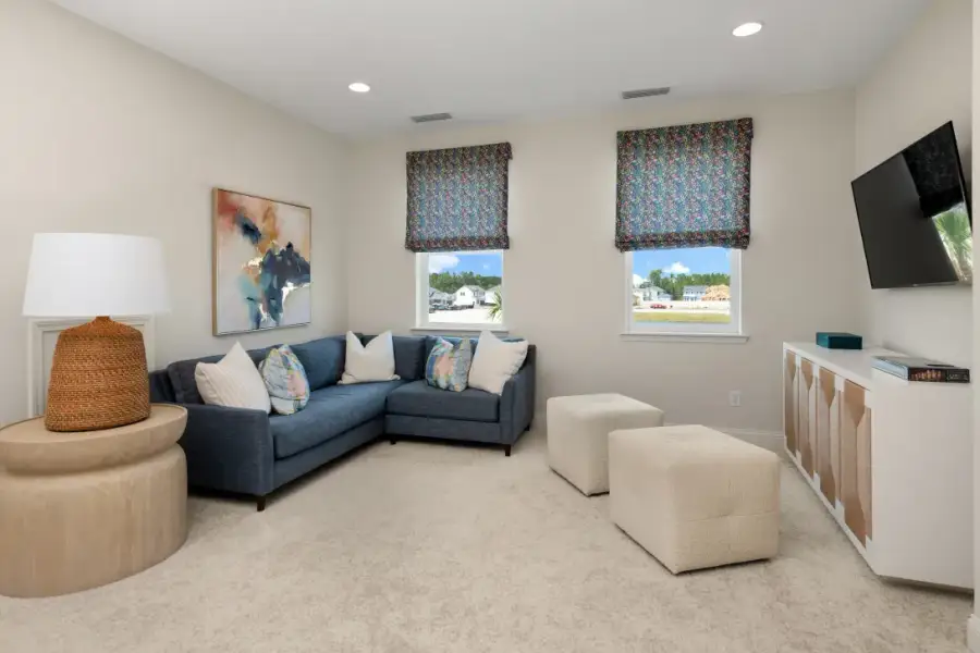 Representative furnished interior of a home built from the Sawyer by Riverside Homes in Sagebrush at EverRange, Jacksonville (Image 58).