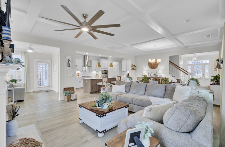 Furnished interior view inside a new home in Lochton, Summerville (Image 57).