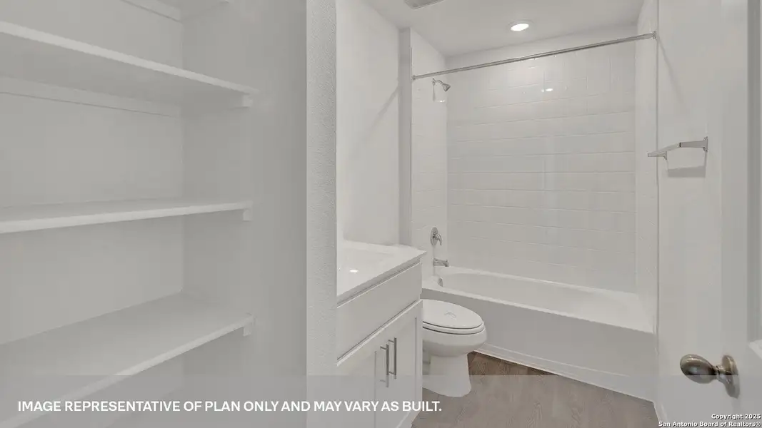 Furnished interior view inside a new home in Trace, San Marcos (Image 4).