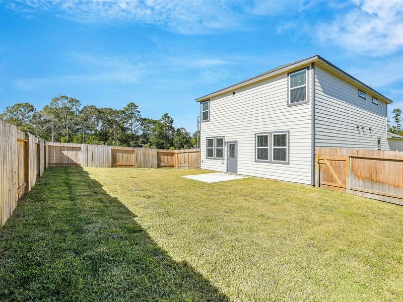 Exterior details and patio area of a home in Liberty Estates, Cleveland (Image 23). Exterior details and patio area of a home in Liberty Estates, Cleveland (Image 23).
