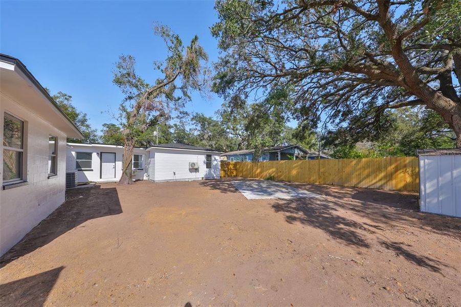 Exterior details and patio area of a home in , Tampa (Image 29). Exterior details and patio area of a home in , Tampa (Image 29).
