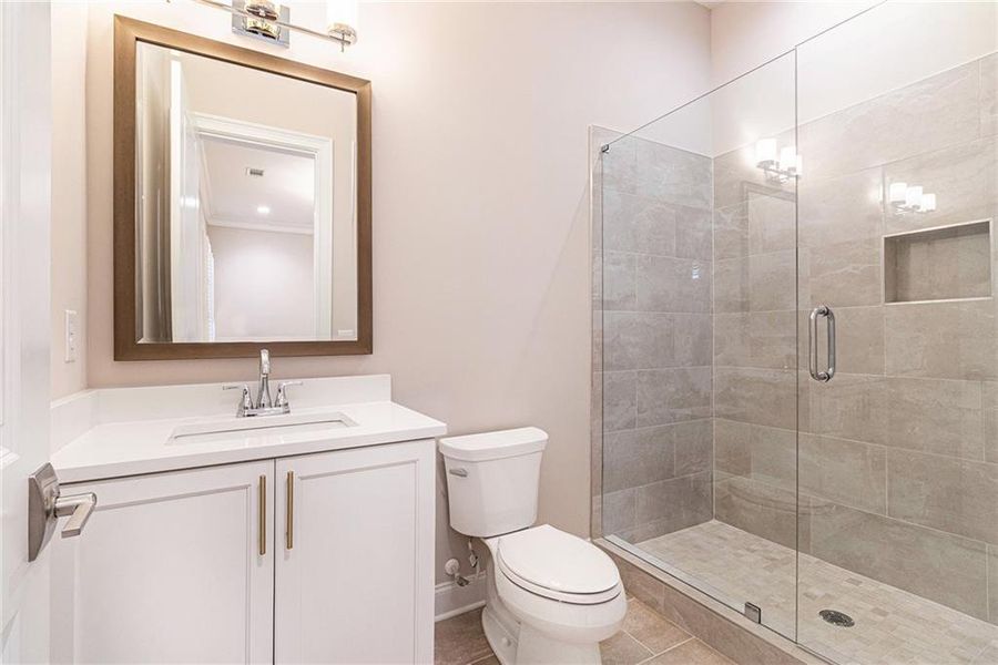 Furnished interior view inside a new home in , Brookhaven (Image 14).