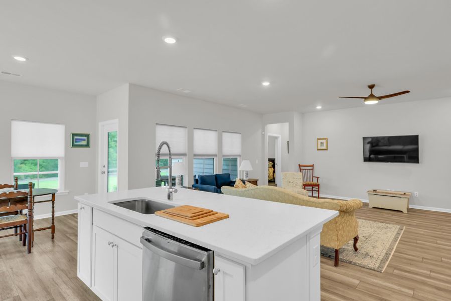 Furnished interior view inside a new home in , Summerville (Image 40).