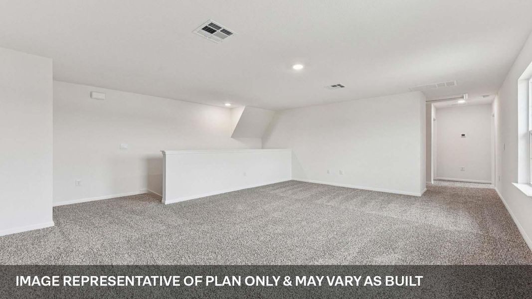 Spacious, unfurnished interior of a new home in Bar W Ranch, Leander (Image 19).