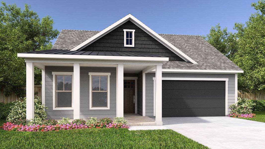Representative exterior photo of a completed home built from the 2517J by Perry Homes in Hyland Trail, Green Cove Springs, FL (Image 4).