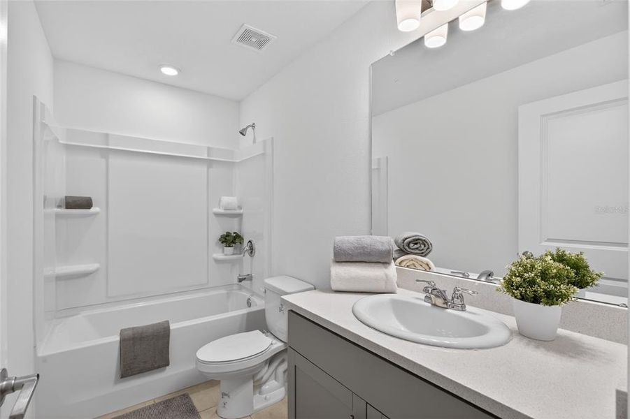 Furnished interior view inside a new home in , Wesley Chapel (Image 34).