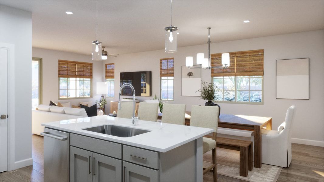 Kitchen | Cielo | Mira Vista at Victory in Buckeye, AZ by Landsea Homes