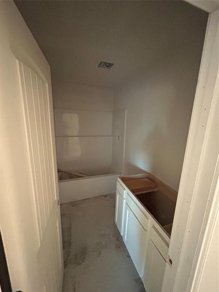 Full bath with a tub to relax in