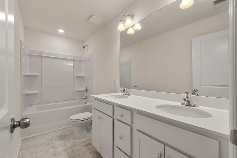 Furnished interior view inside a new home in The Landings at Montague, Goose Creek (Image 11).