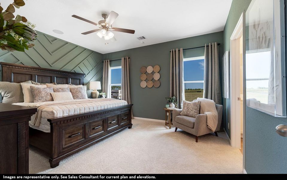 Furnished interior view inside a new home in Austin Point, Richmond (Image 3).