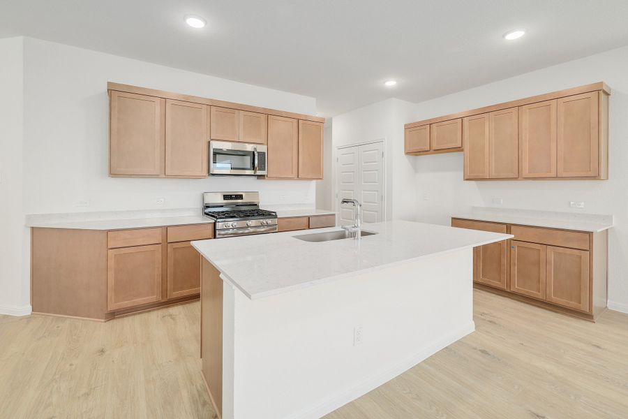 Furnished interior view inside a new home in Trinity Ranch, Elgin (Image 9).
