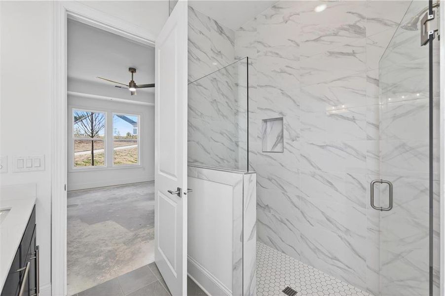 Furnished interior view inside a new home in The Reserve at Bells Ferry, Kennesaw (Image 11).