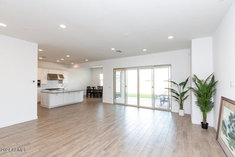 Kitchen w/Open Concept LR