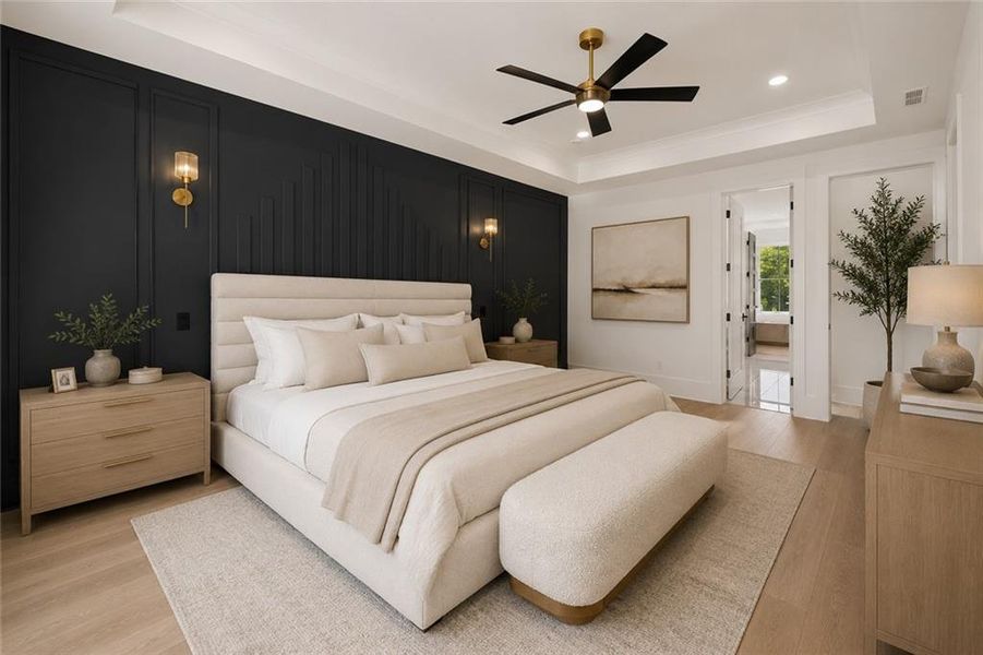 Furnished interior view inside a new home in , Jefferson (Image 53).