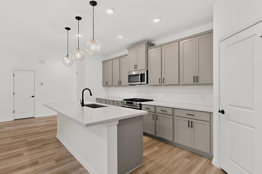 Furnished interior view inside a new home in , Pflugerville (Image 9).