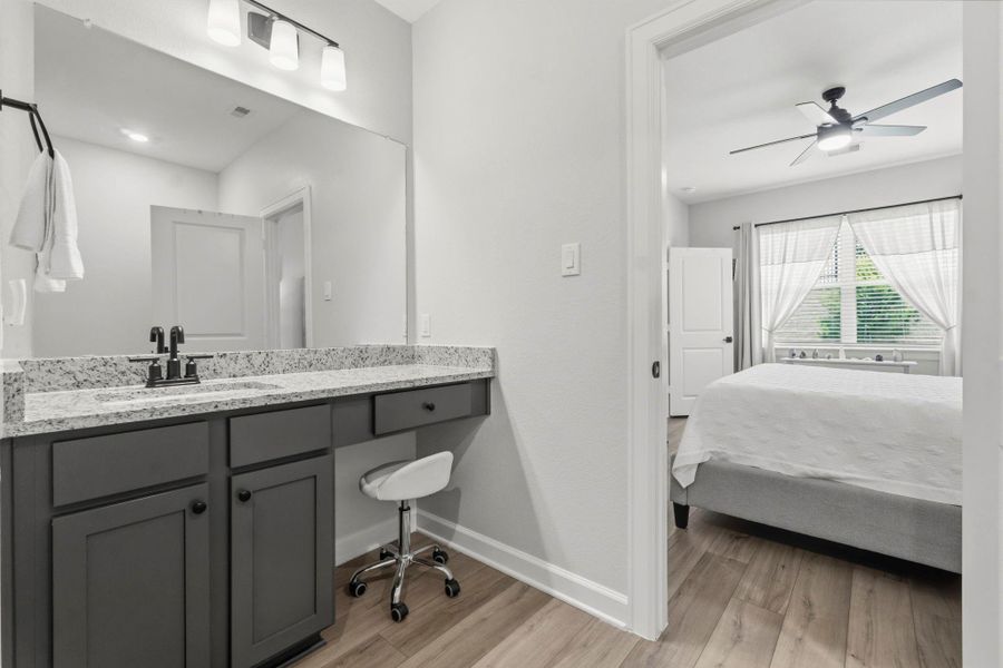 Furnished interior view inside a new home in Wedgewood Forest, Conroe (Image 28).