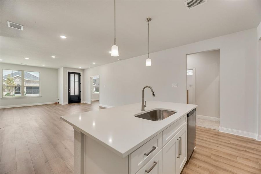 Furnished interior view inside a new home in Arbors at Legacy Hills, Celina (Image 5). Furnished interior view inside a new home in Arbors at Legacy Hills, Celina (Image 5).