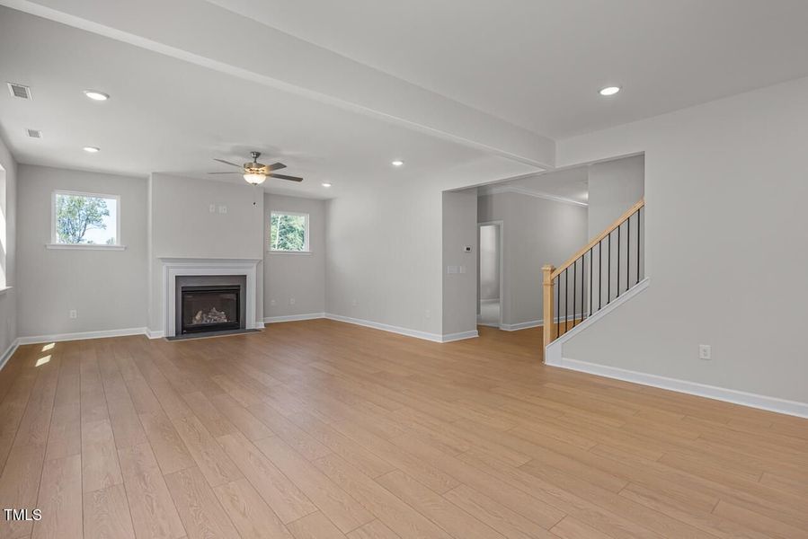 Spacious, unfurnished interior of a new home in Sage on North Main, Wake Forest (Image 18).