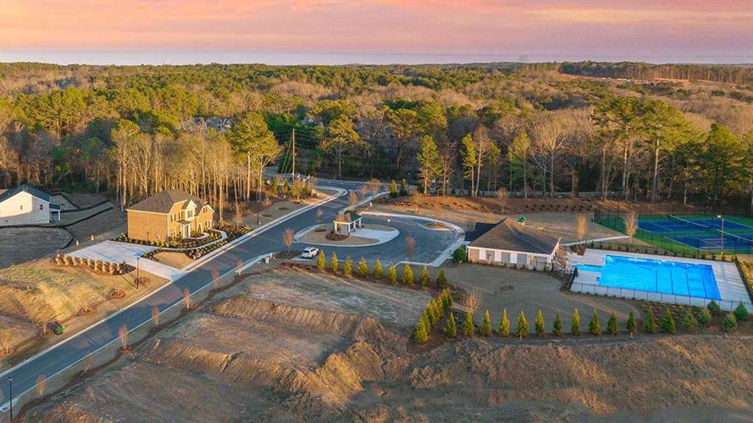 Site preparation for new homesites in Water Oak Estates, Lawrenceville (Image 44).