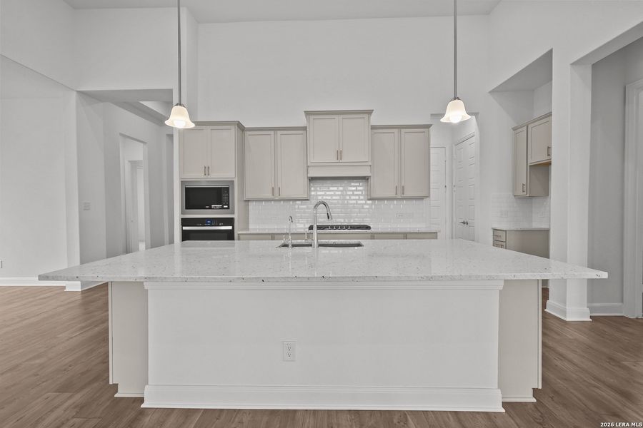 Furnished interior view inside a new home in Homestead, Schertz (Image 8). Furnished interior view inside a new home in Homestead, Schertz (Image 8).