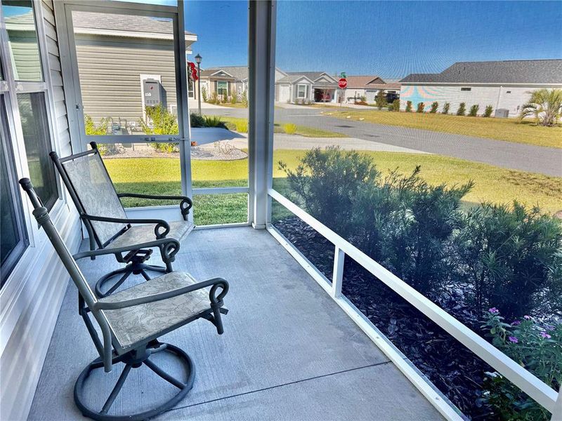 Exterior details and patio area of a home in , The Villages (Image 3). Exterior details and patio area of a home in , The Villages (Image 3).