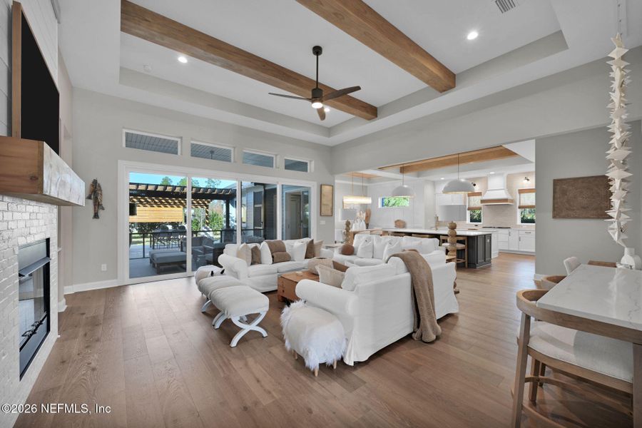 Furnished interior view inside a new home in Palmetto Cove, Ponte Vedra (Image 8).