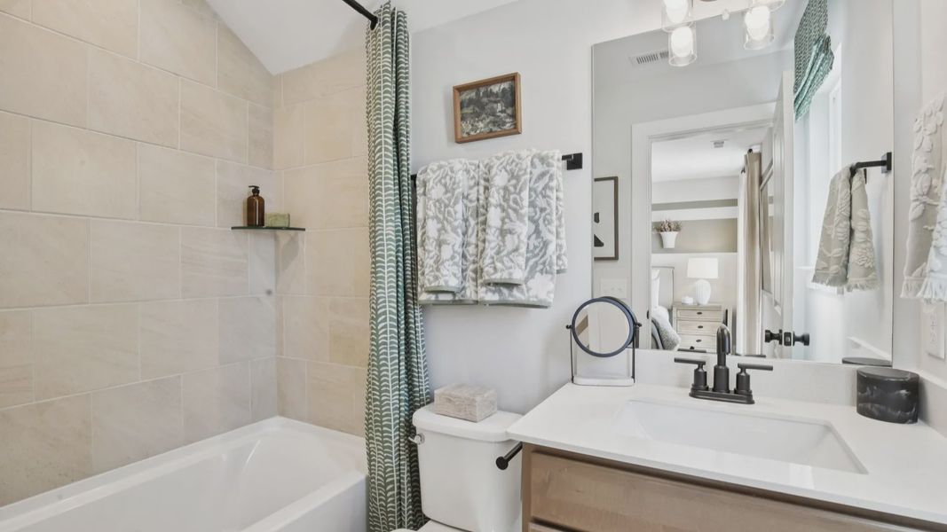 Furnished interior view inside a new home in Cottages of Bearwood, Mount Pleasant (Image 34).