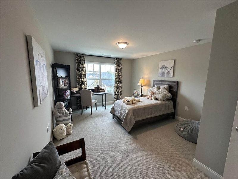Furnished interior view inside a new home in Orchards of South Forsyth, Cumming (Image 12).